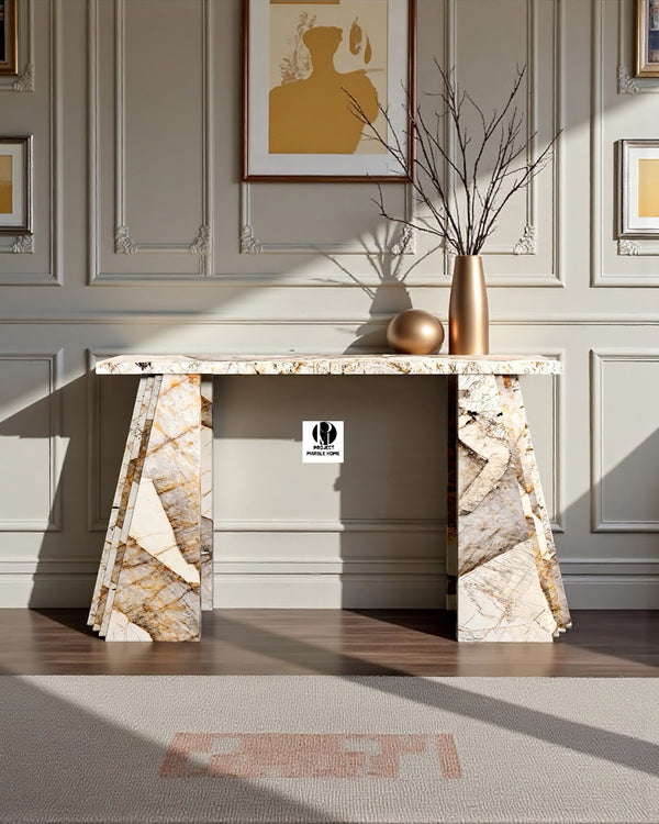Gold Forest Console Table