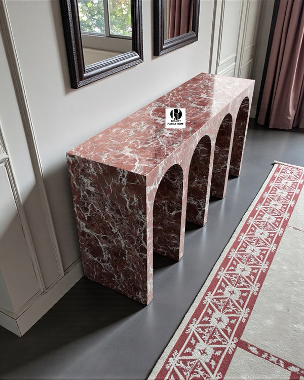 Rosso U Form Console Table